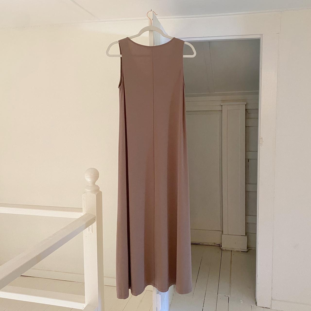 Lafayette 148 Matte Jersey Scoop Neck Maxi Dress Size S