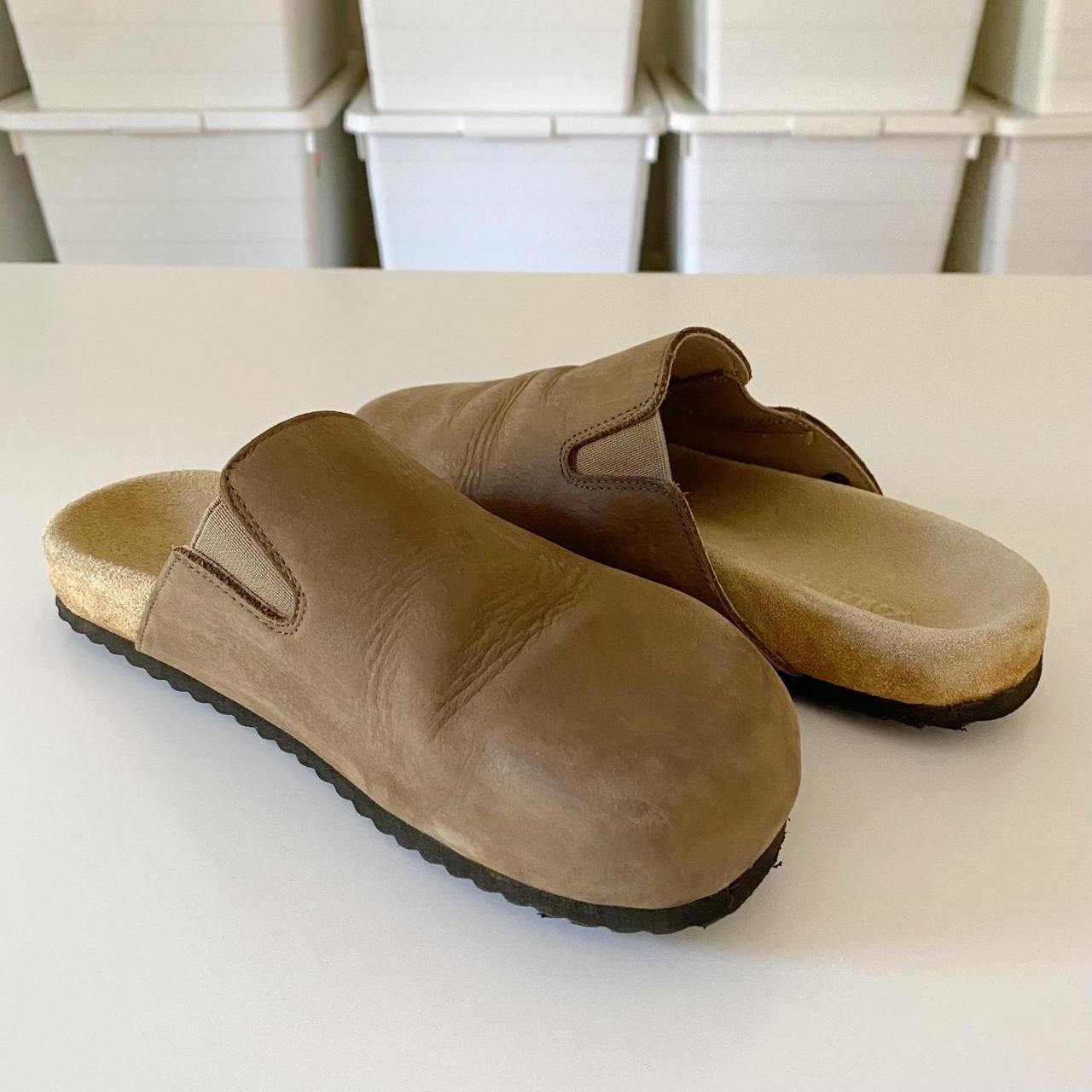 Zara Suede Clogs Size EU 34