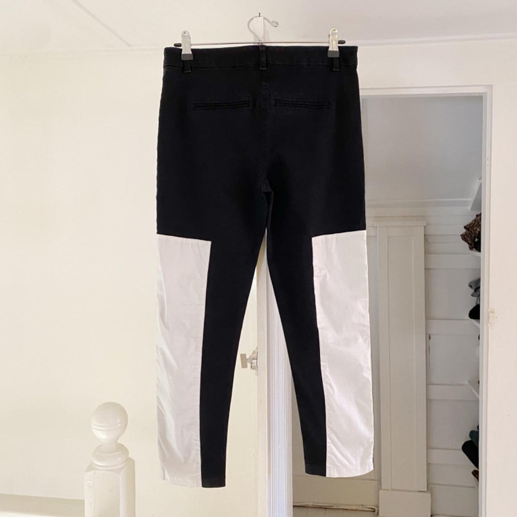 Suboo Salesman Cropped Cigarette Leg Trousers Size 4