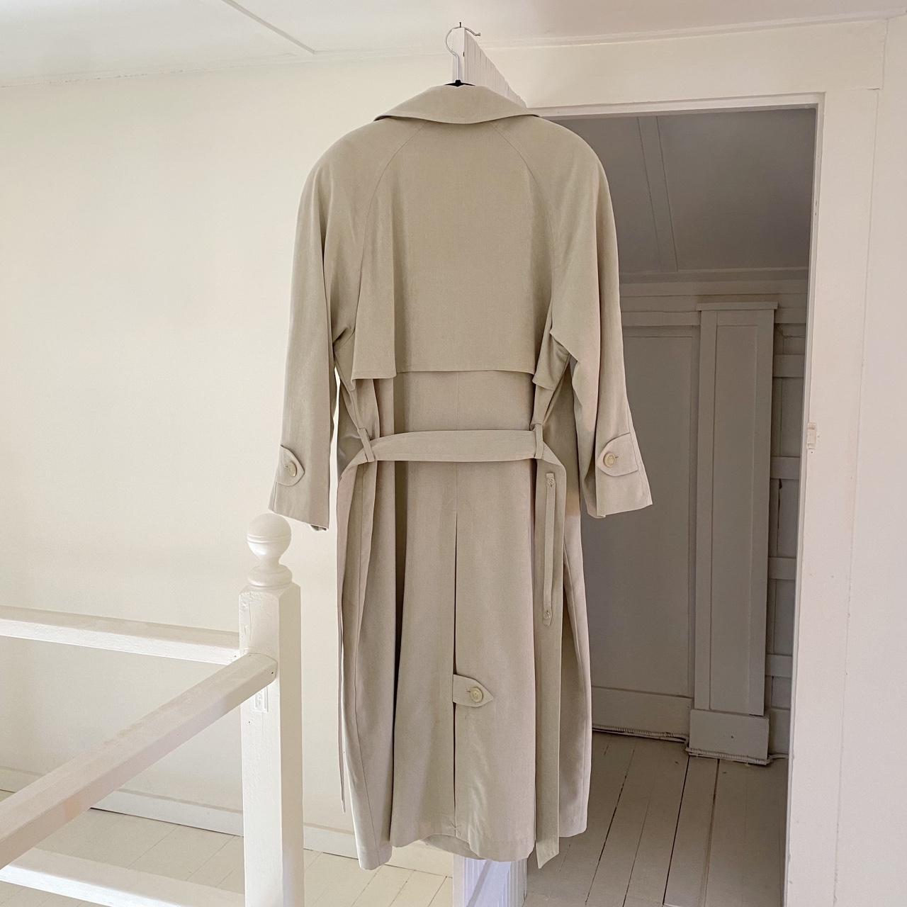 London Fog Vintage 90s Double Breasted Trench Coat Size 4P