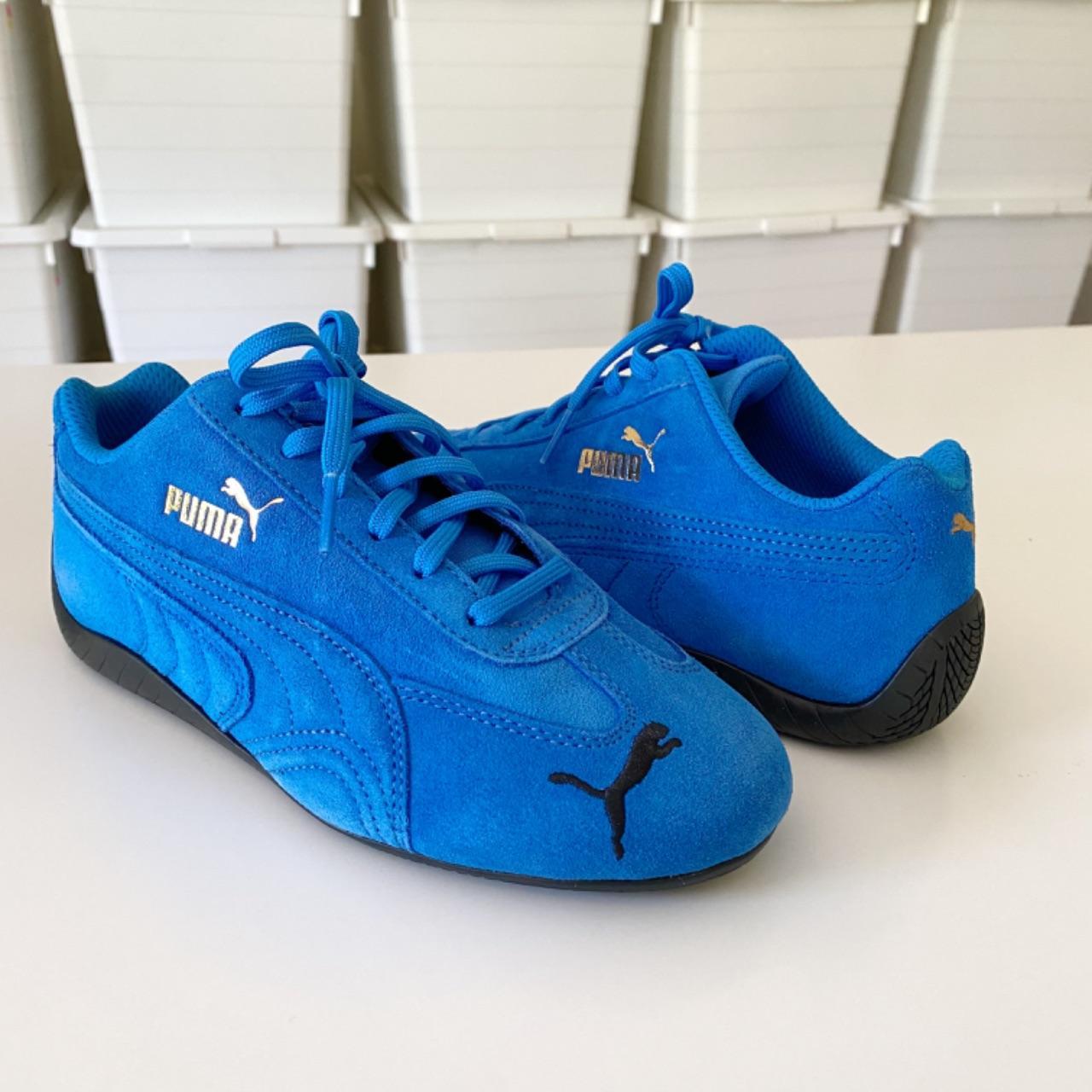 Puma Speedcat Shield SD Suede Sneakers in Ultra Blue Black Size US M 5 / W 6.5