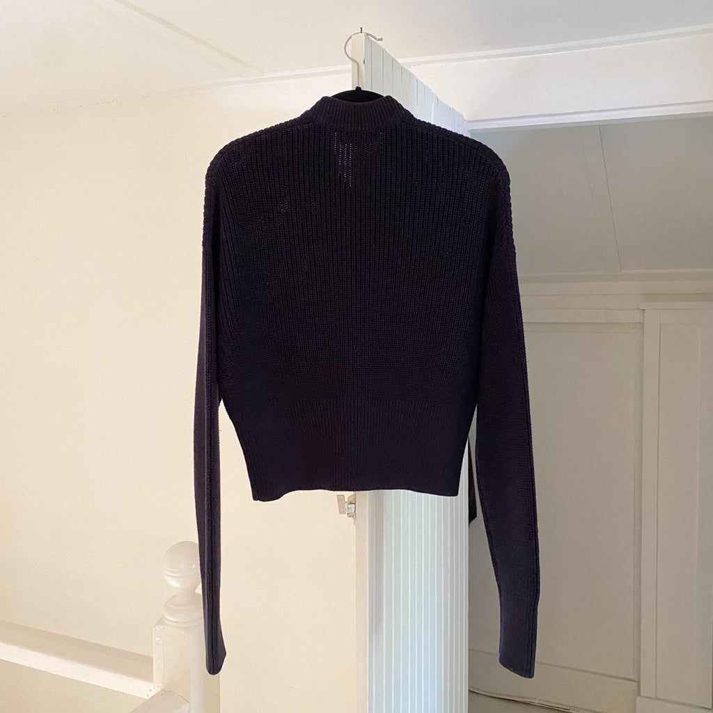 Everlane The Fisherman Cotton Zip Bomber Sweater Size XS/S