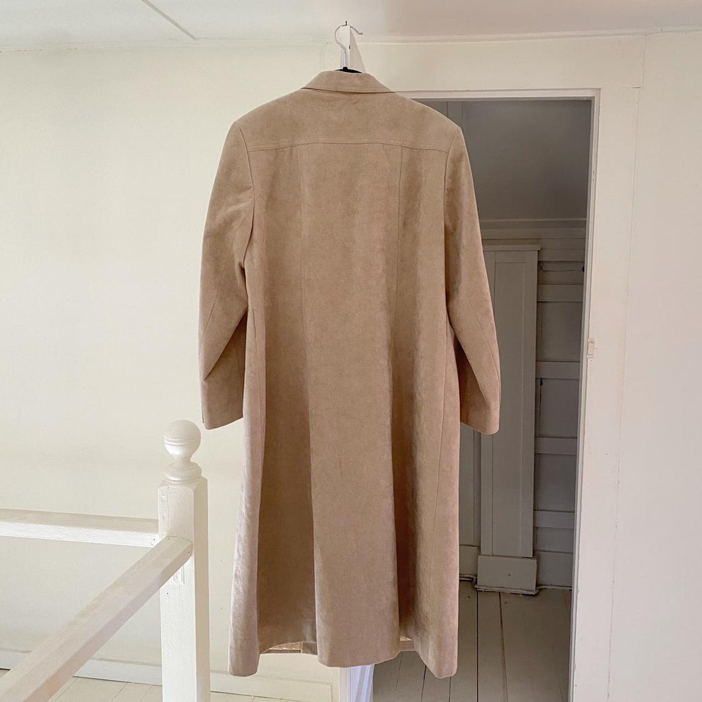 Wallen Tailor Co. Suede Trench Coat