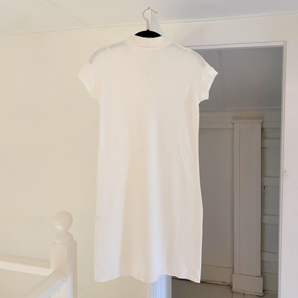 Brandy Melville Paula Polo Mini Dress in White Size XS/S