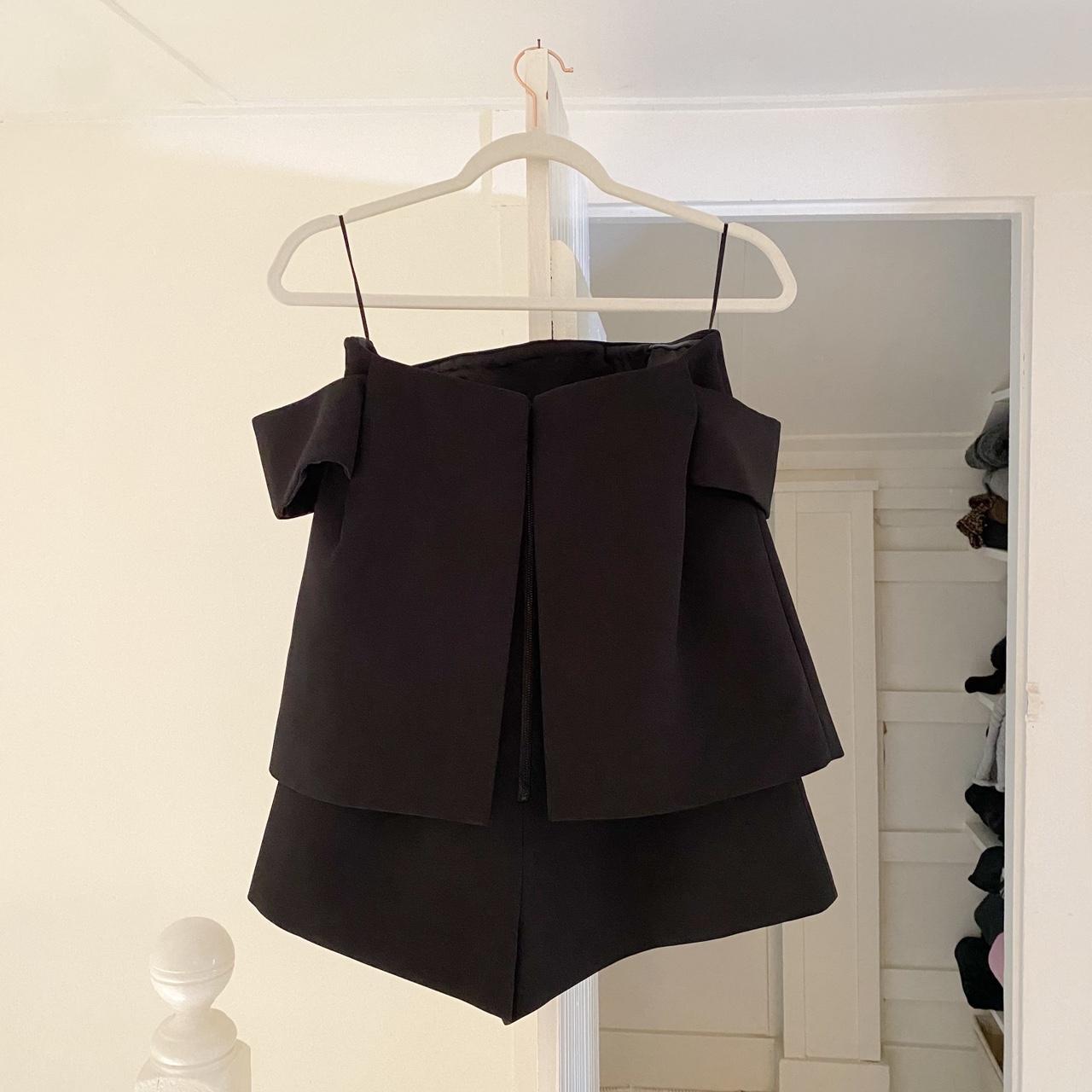 C/MEO Collective The Palisades Cape Romper in Black Size XS