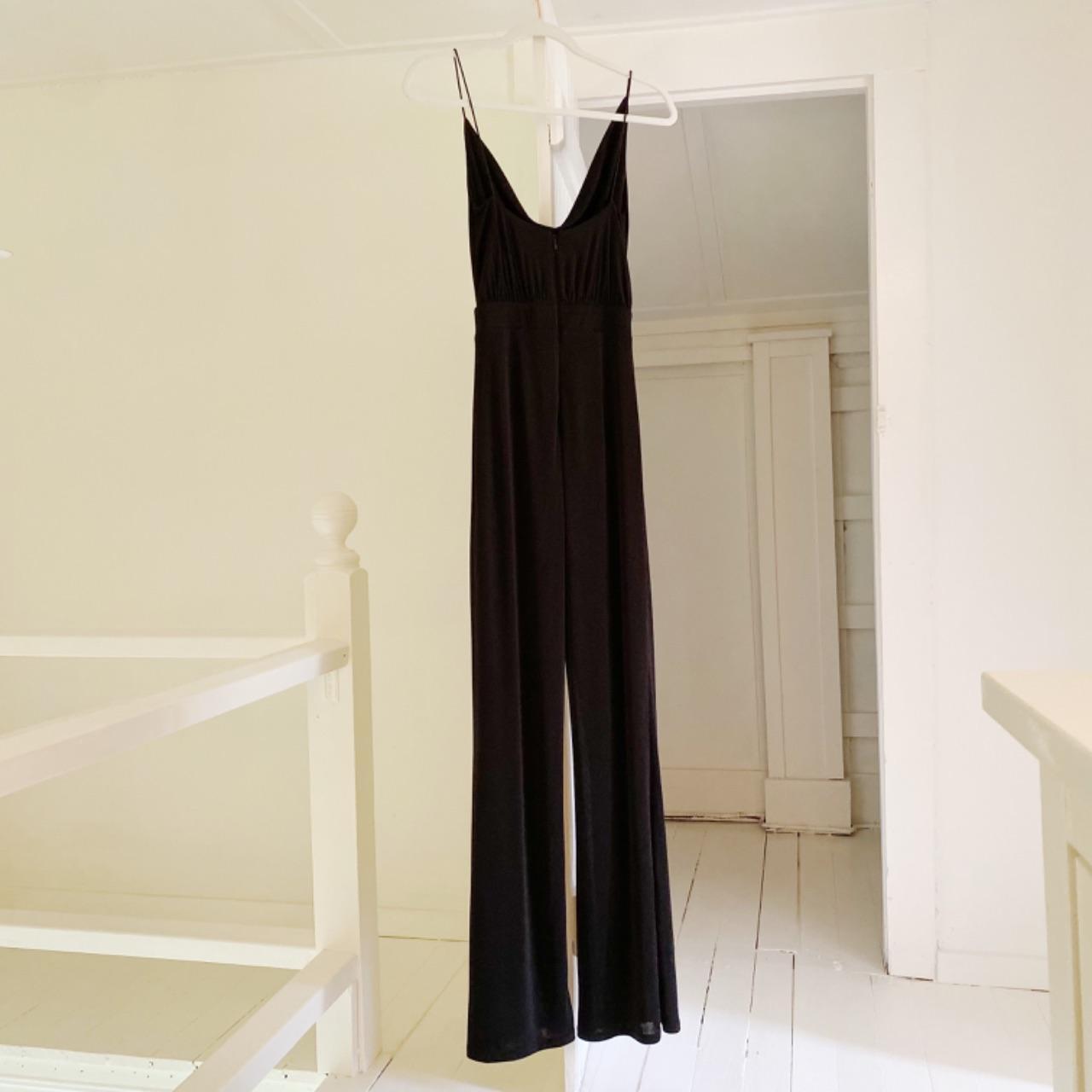 Misha Collection Moira Cowl Neck Pantsuit in Black Size 0