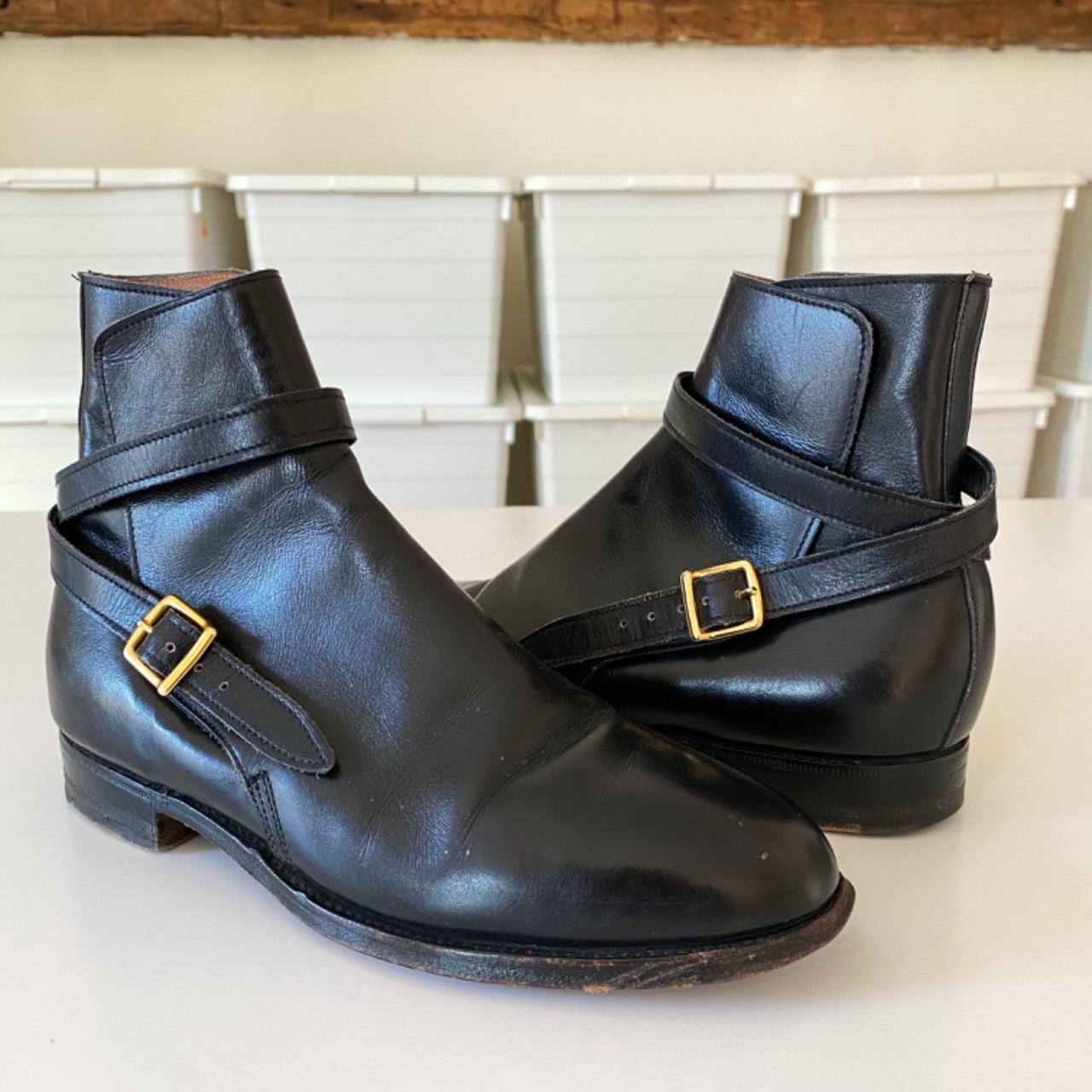 John Lobb Sulky Boot in Black Calf Leather Size 45C