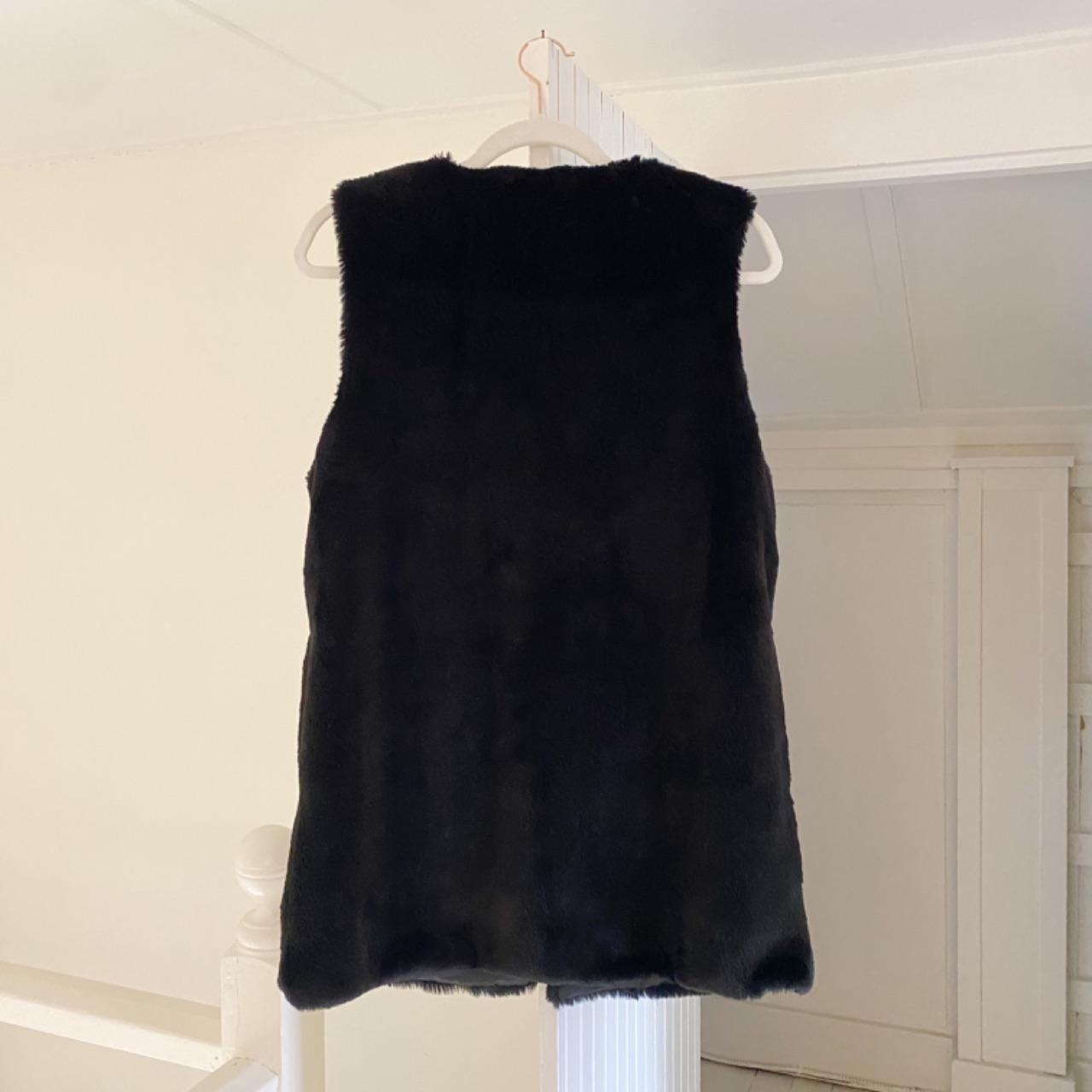 INC International Concepts Faux Fur Vest Size S/M