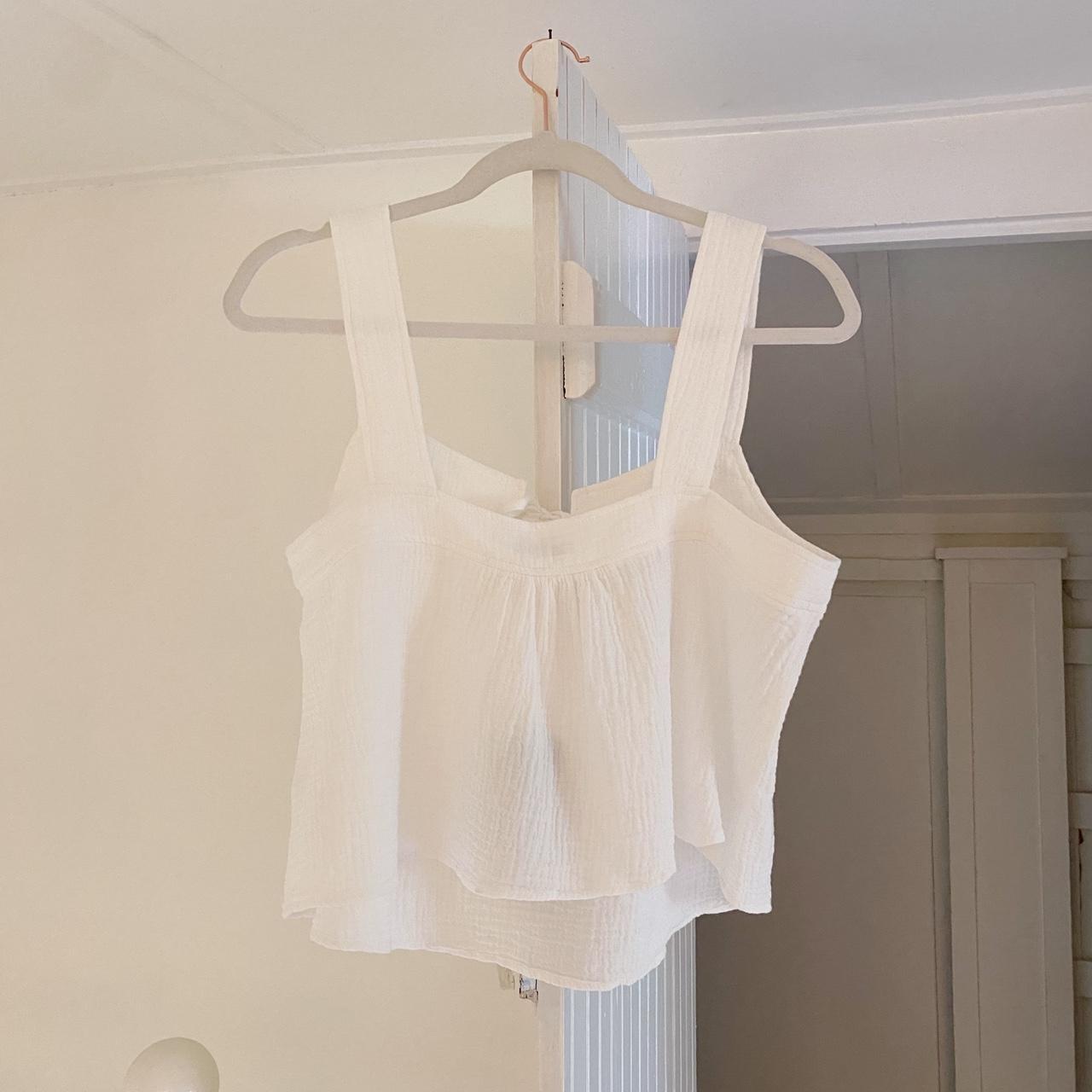 Rails Enya Square Neck Top in White NWT Size M