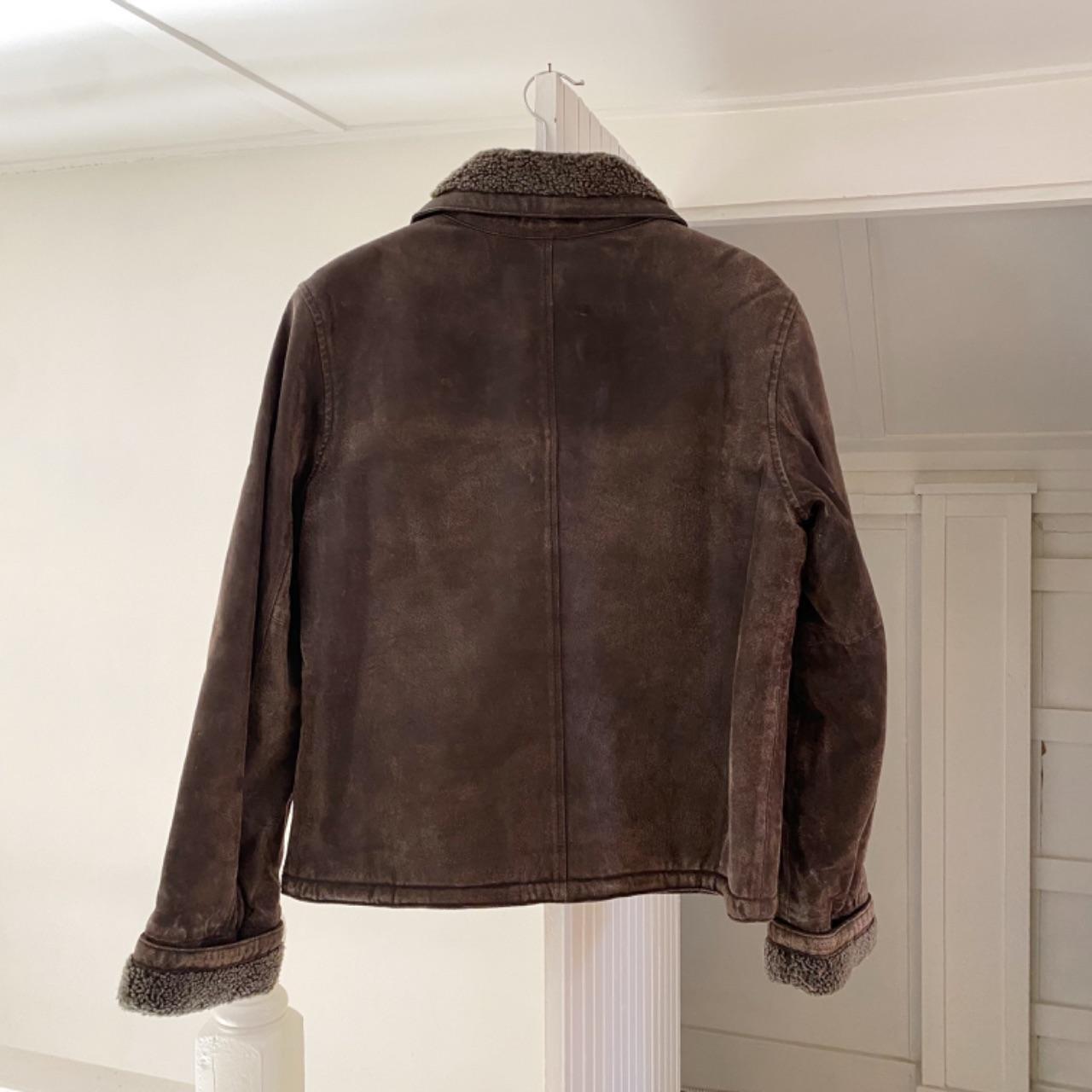 Hugo Buscati Collection Vintage 90s Shearling Leather Jacket Size S