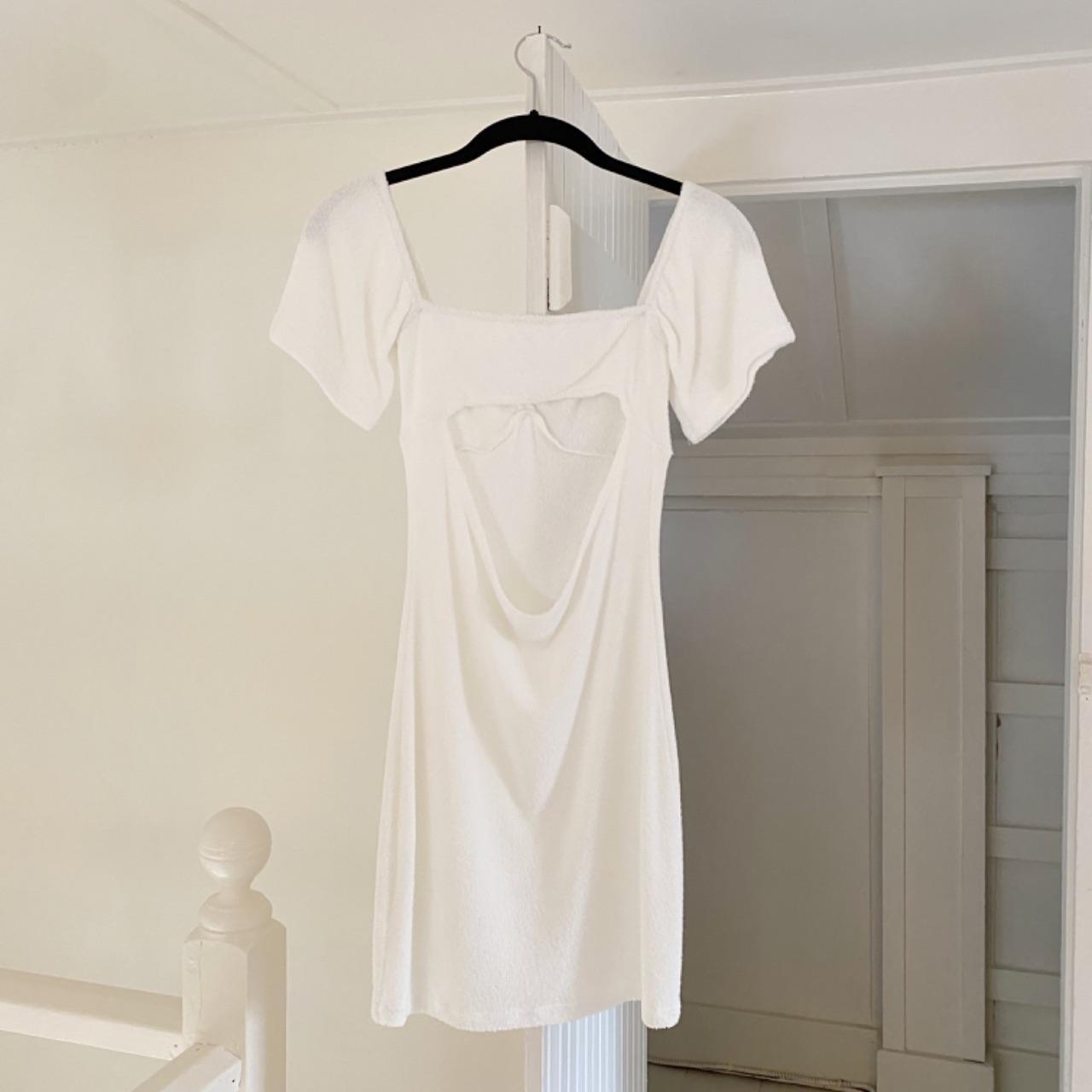 Buci NYC Orchard Terrycloth Mini Dress White Size XS