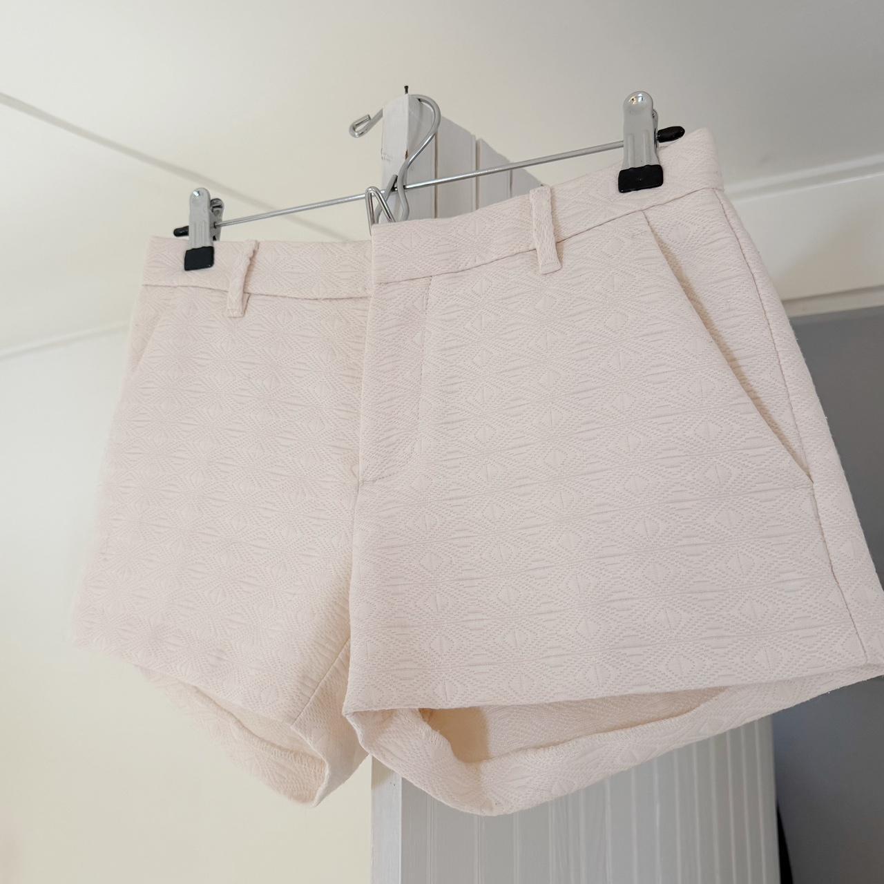 Banana Republic Jacquard Diamond Weave Mini Chino Shorts Size 0