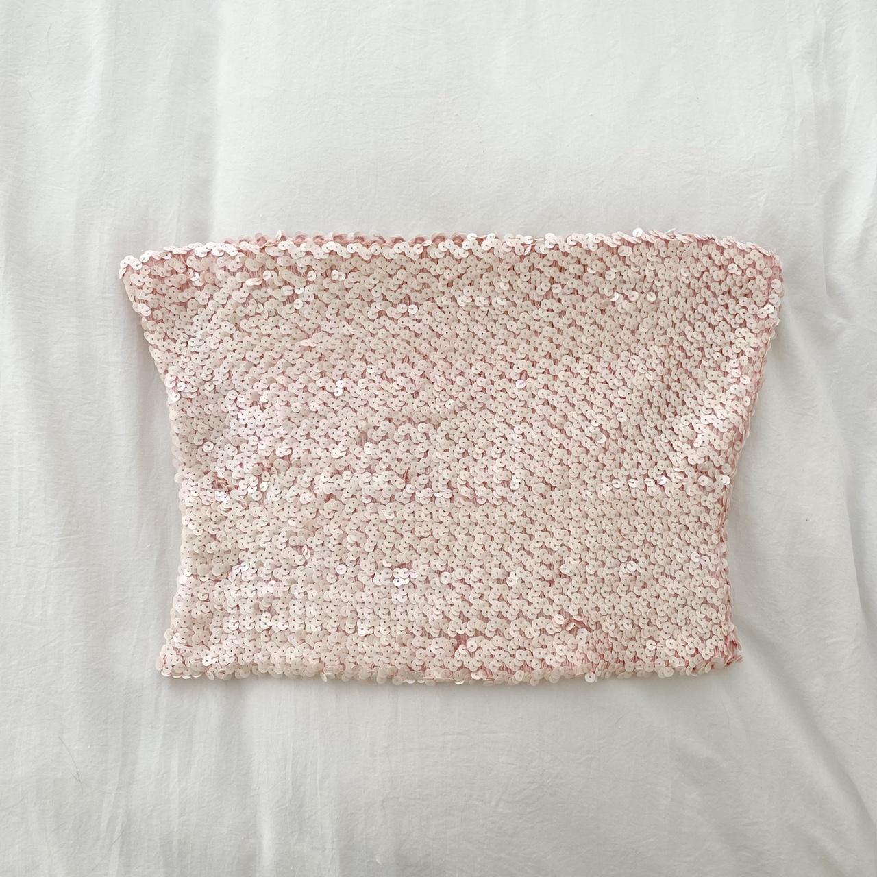 Hugo Buscati Collection Vintage 90s Sequin Tube Top Size 4