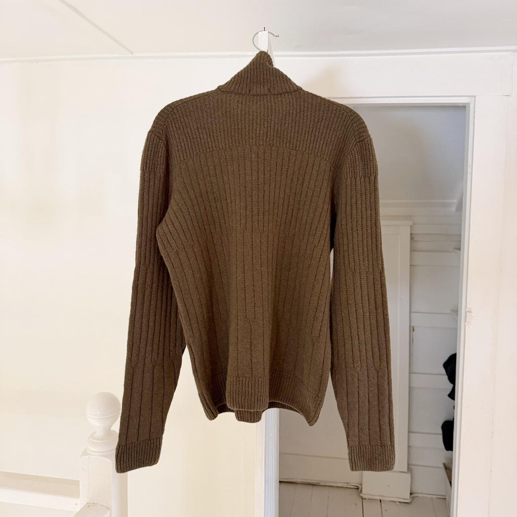 Hugo Boss Wool Collared Quarter Zip Sweater Size Mens L
