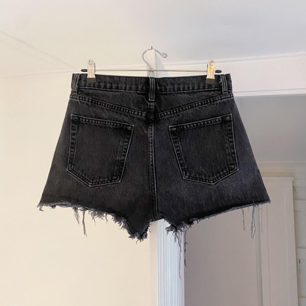 Reformation Jeans Dixie High Rise Jean Short in Pacific Size 28