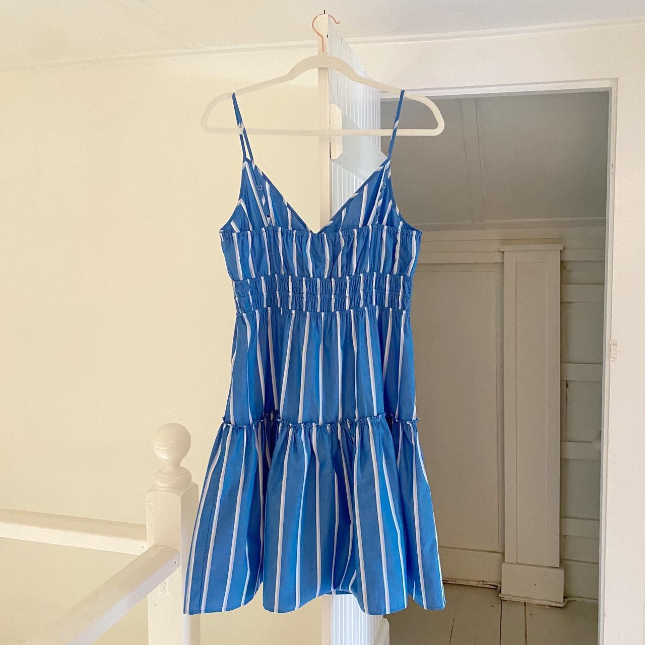 Rails Carmen Poplin Mini Dress in Boiro Stripe NWT Size M