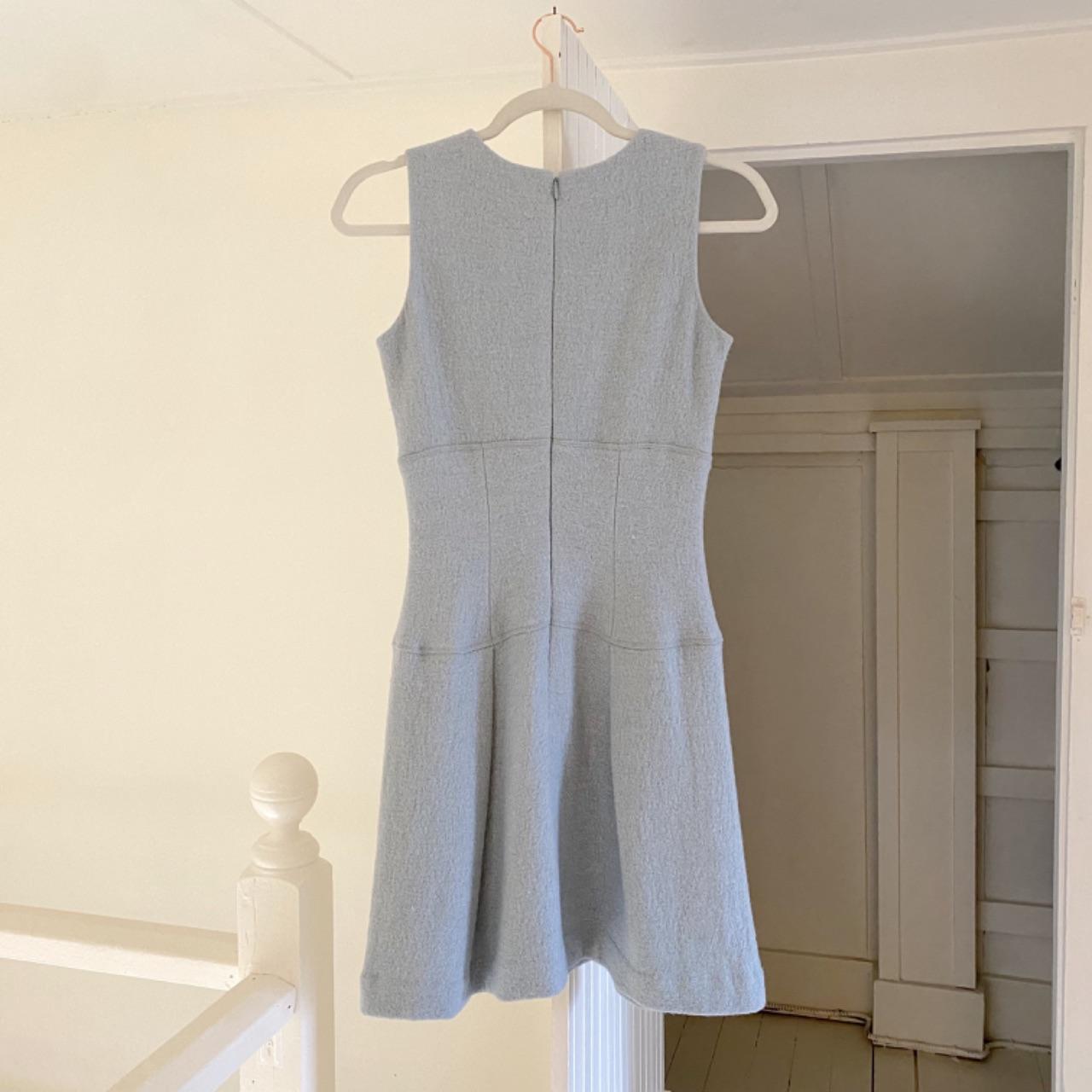 Ann Taylor Vintage Y2K Wool Drop Waist Mini Dress Size 0P