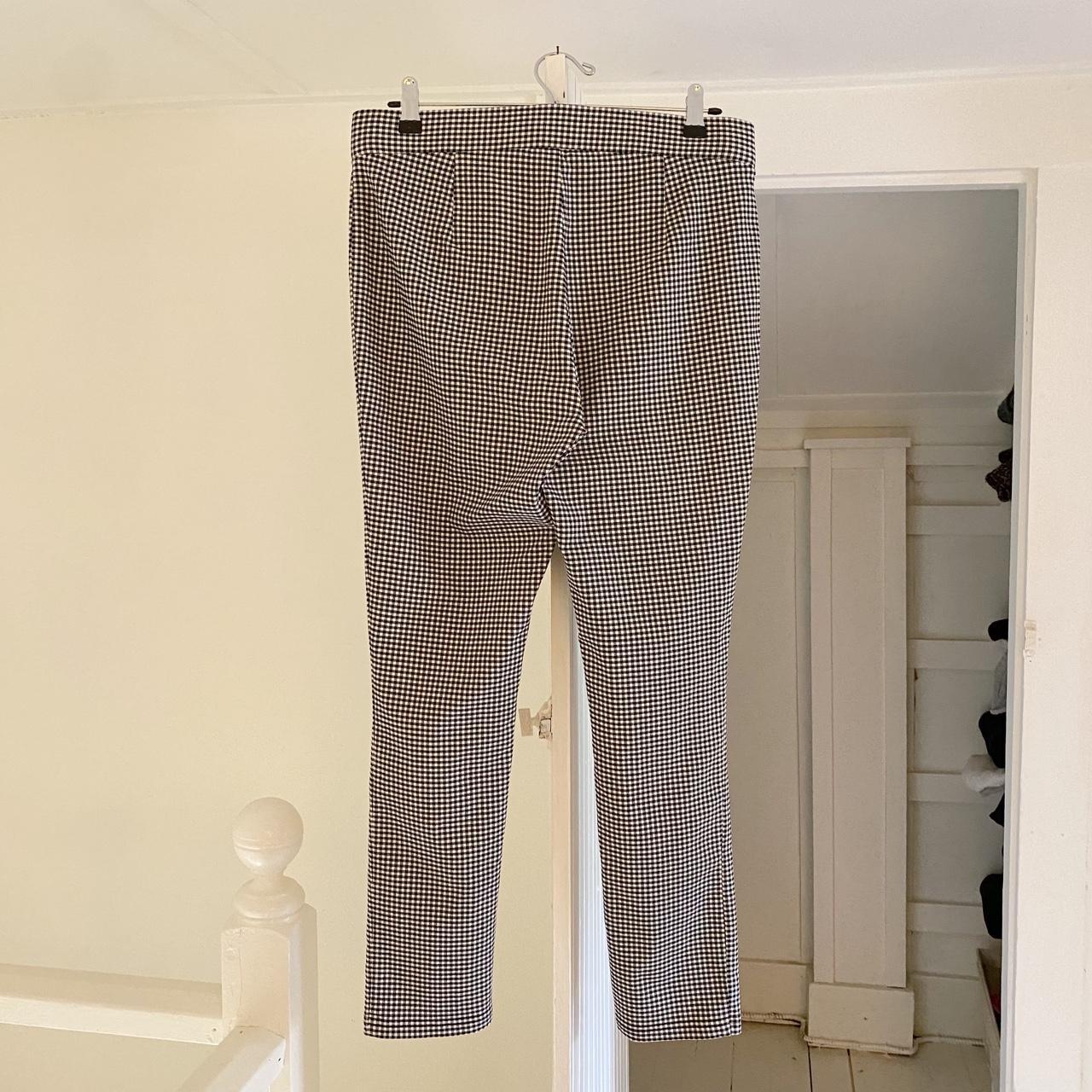 Tommy Hilfiger Gingham Cropped Pant Size M