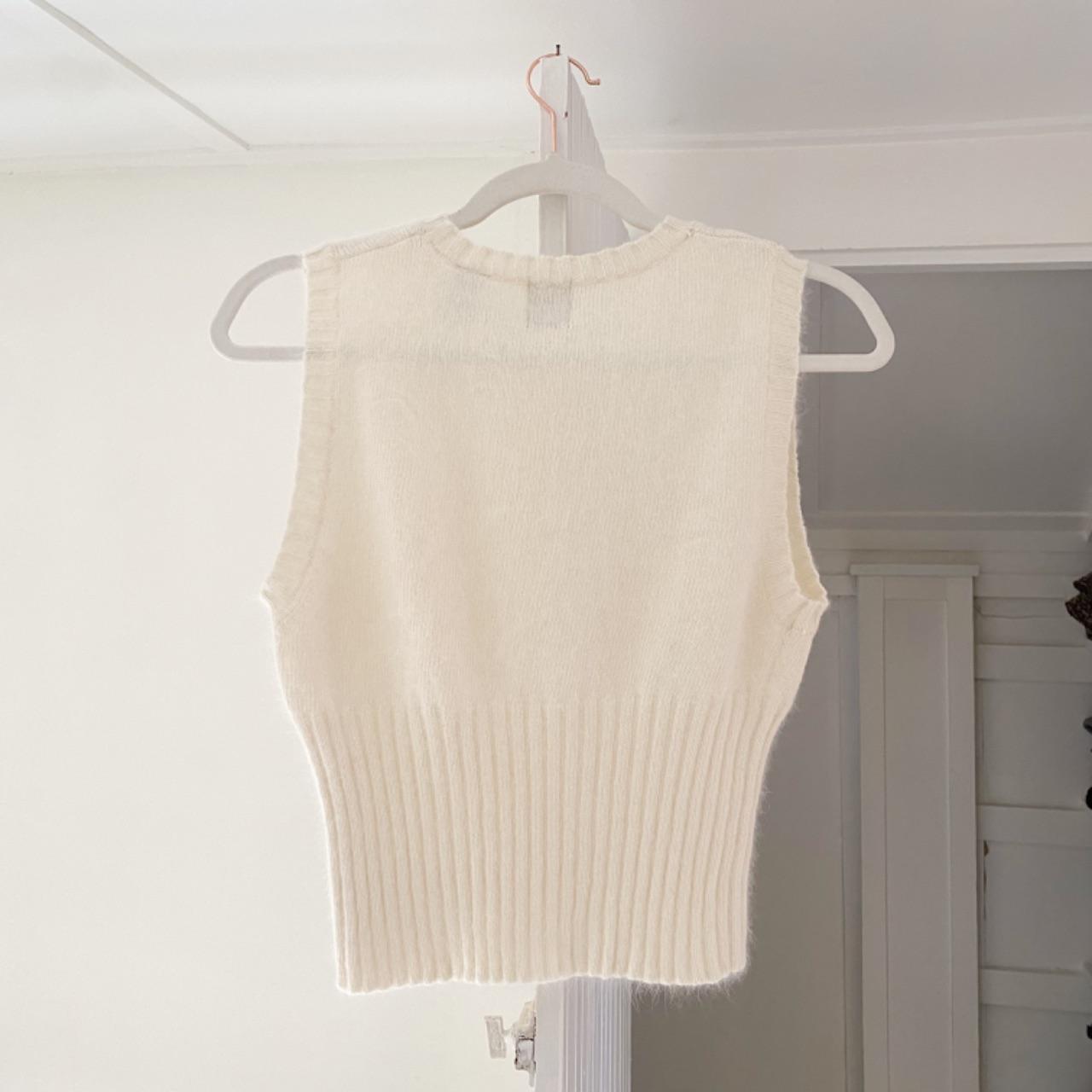 Gap Vintage 90s Angora Knit Sweater Vest Size M