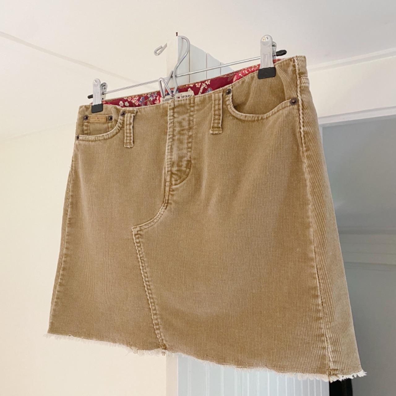 Tommy Jeans Vintage Y2K Corduroy Mini Skirt Size 5