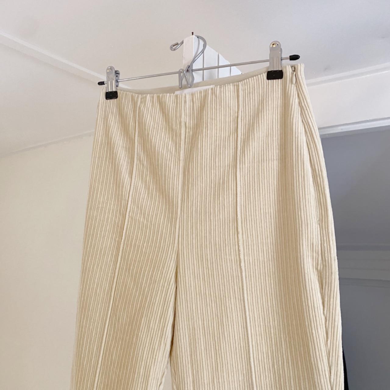 Remain Birger Christensen Floral Corduroy Pants in Wood Ash Size 4