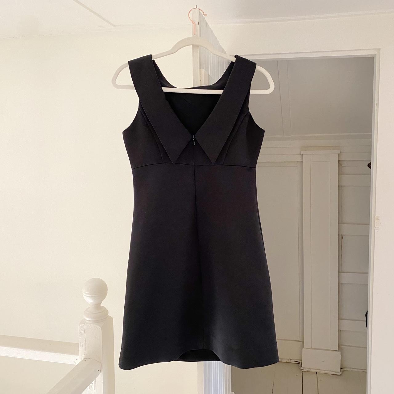 Hugo Buscati Collection Vintage 90s Collared Mini Sheath Dress Size 4