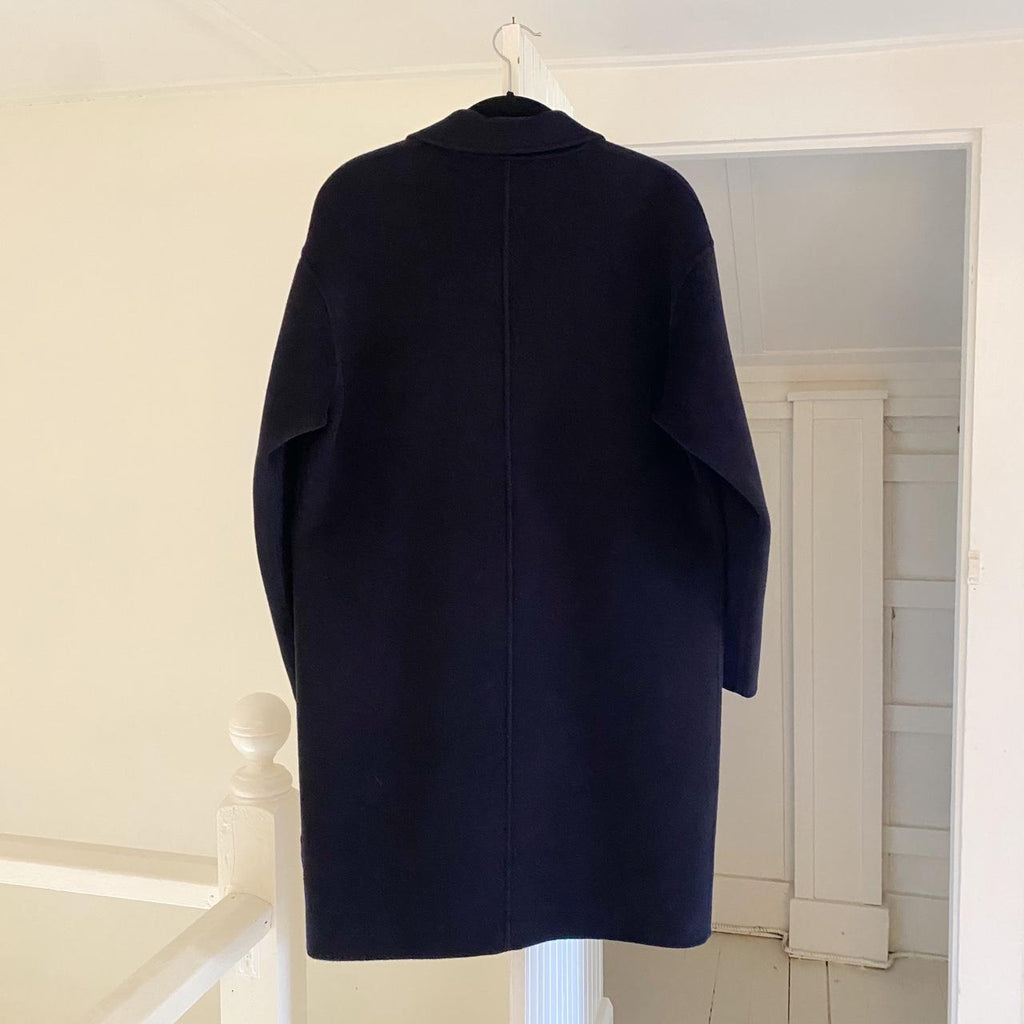 Italic Wool Cashmere Cocoon Coat Size S