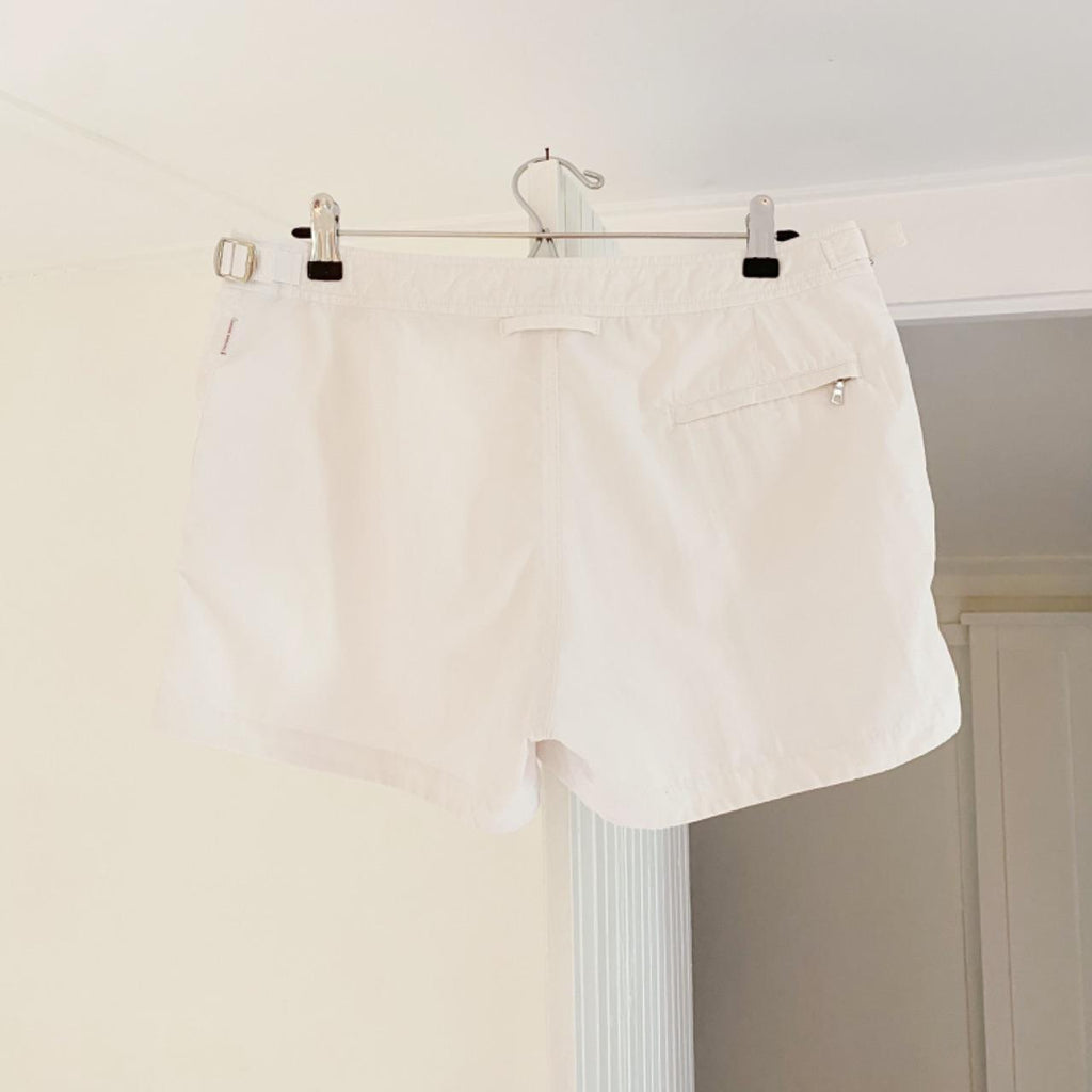 Orlebar Brown Setter Swim Shorts in White Size 8