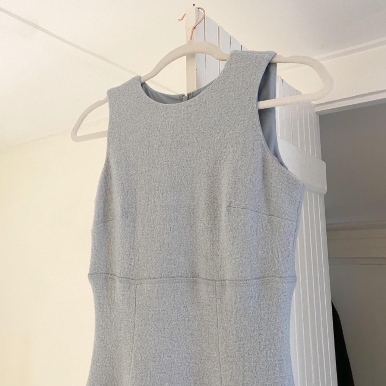 Ann Taylor Vintage Y2K Wool Drop Waist Mini Dress Size 0P