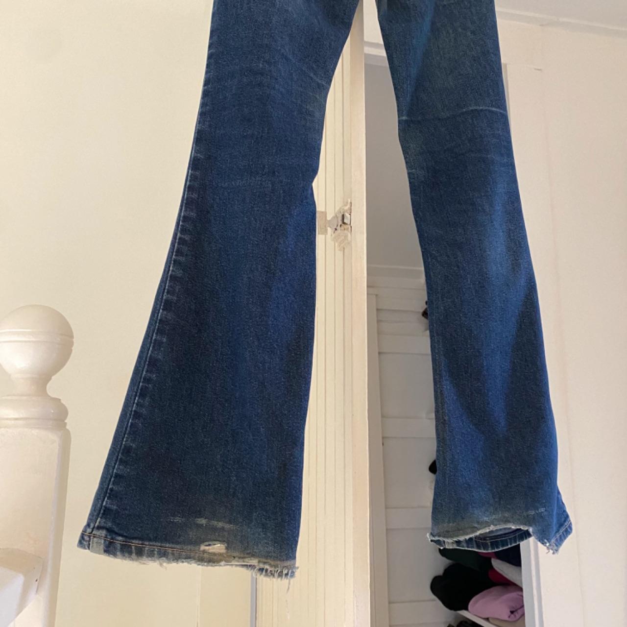 Mudd Jeans Vintage Y2K Lace Up Boot Cut Jeans Size 3