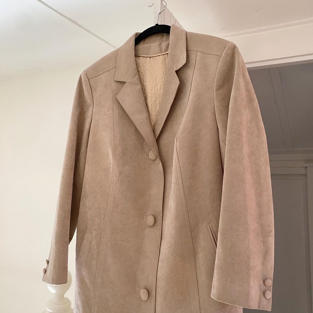 Wallen Tailor Co. Suede Trench Coat