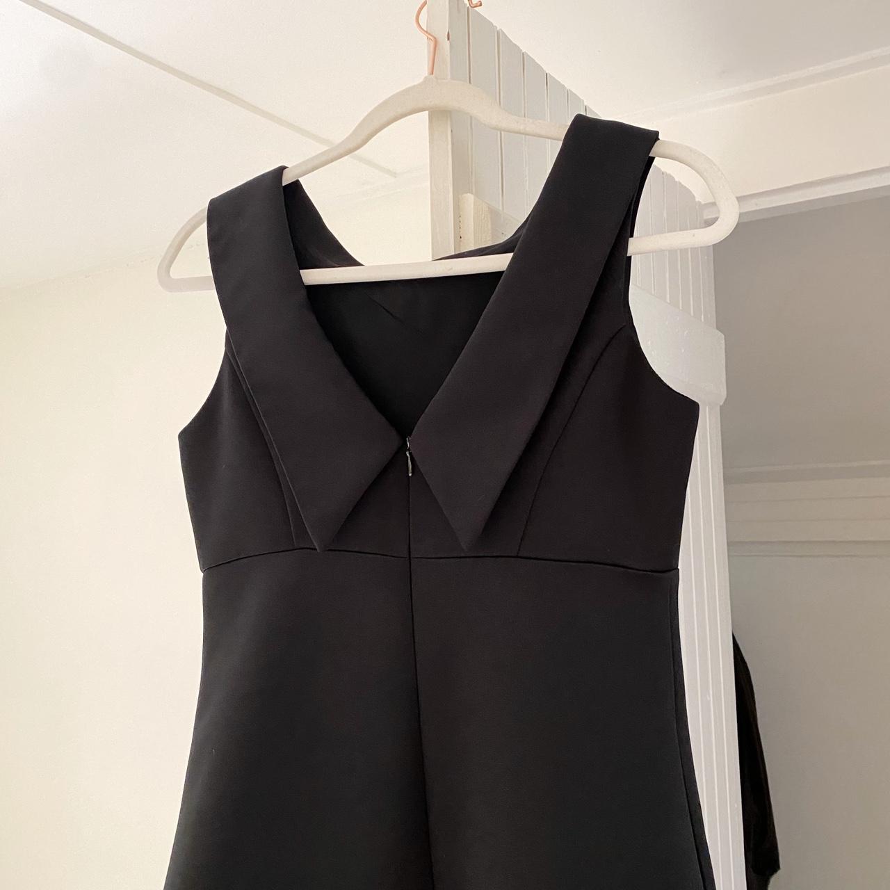 Hugo Buscati Collection Vintage 90s Collared Mini Sheath Dress Size 4