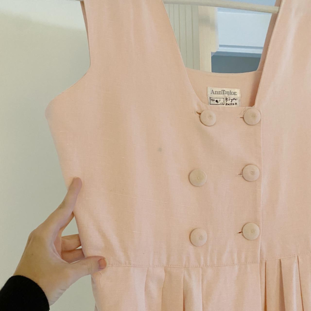Ann Taylor / Biya Rated R Vintage 80s Button Front Pleated Romper