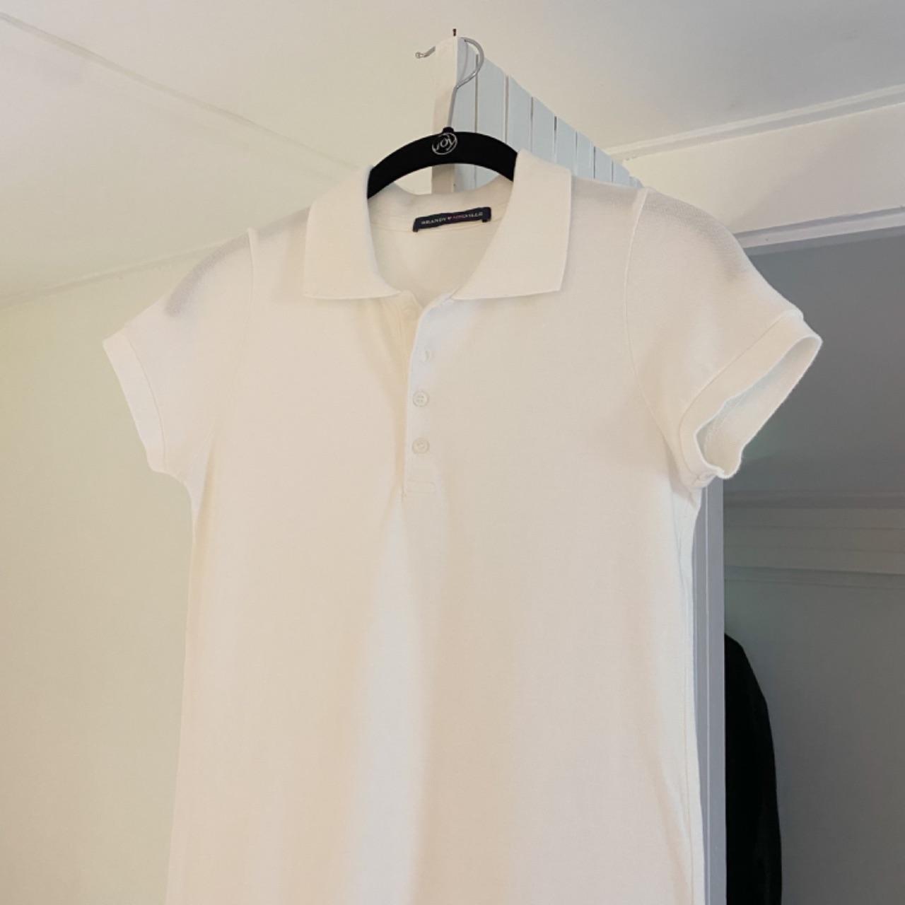 Brandy Melville Paula Polo Mini Dress in White Size XS/S