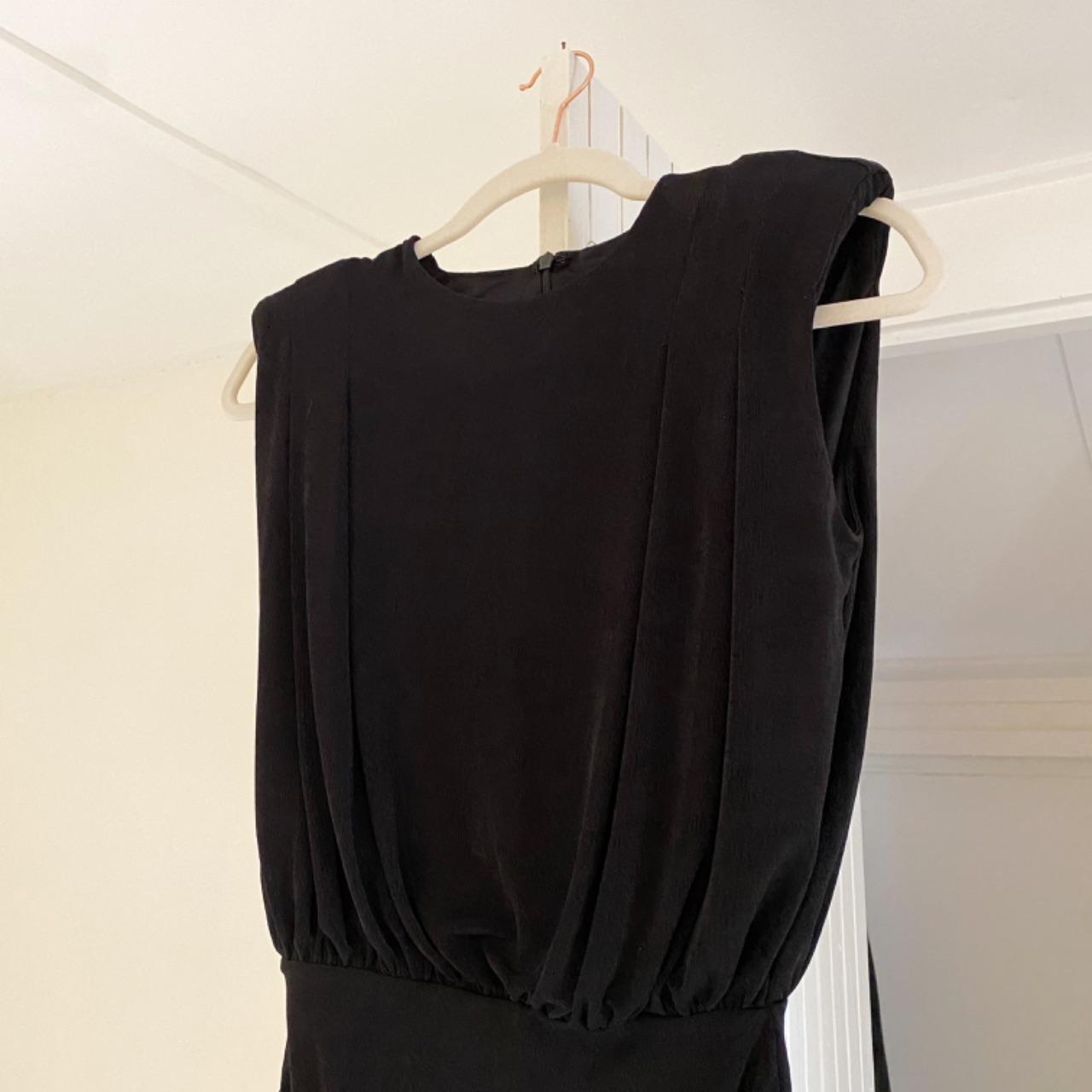 Misha Collection Evanna Blouson Bodysuit in Black Size 4