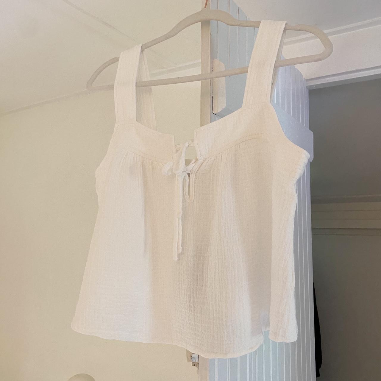 Rails Enya Square Neck Top in White NWT Size M