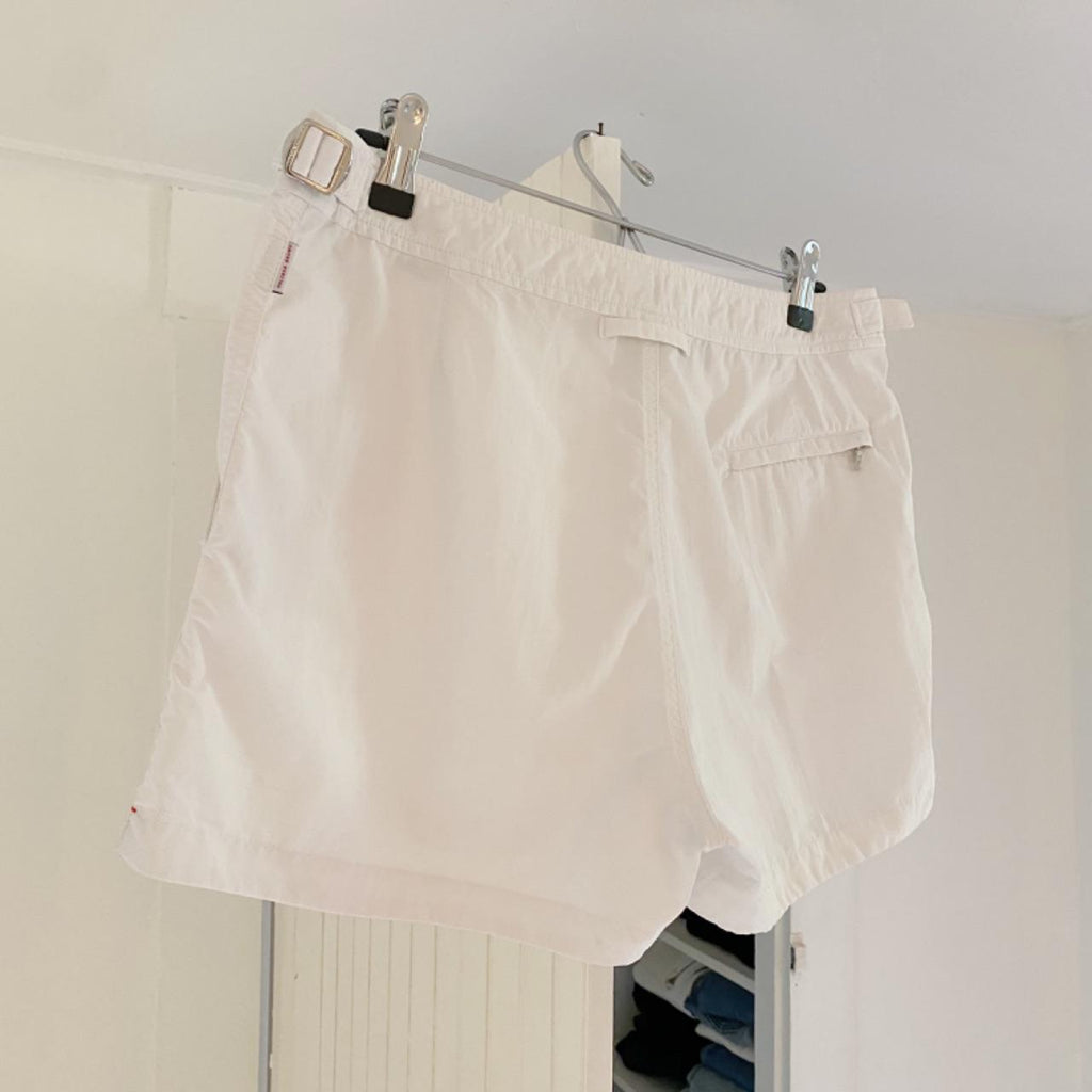 Orlebar Brown Setter Swim Shorts in White Size 8