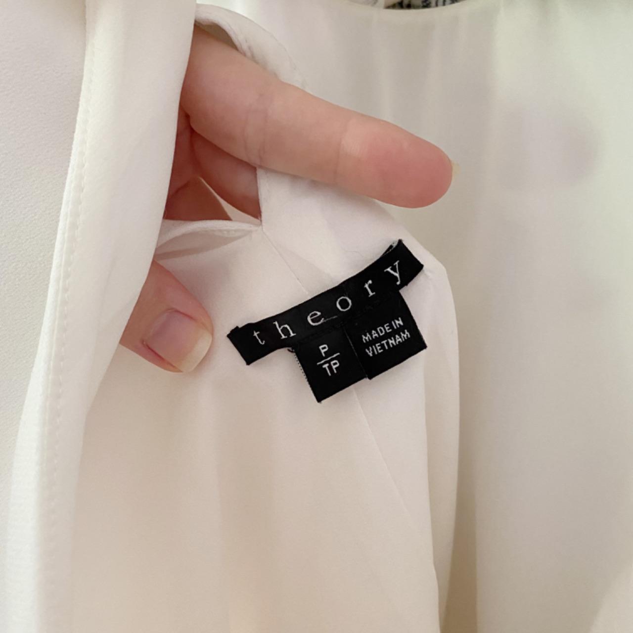 Theory Parieom Admiral Crepe Tunic Tank Top Size P