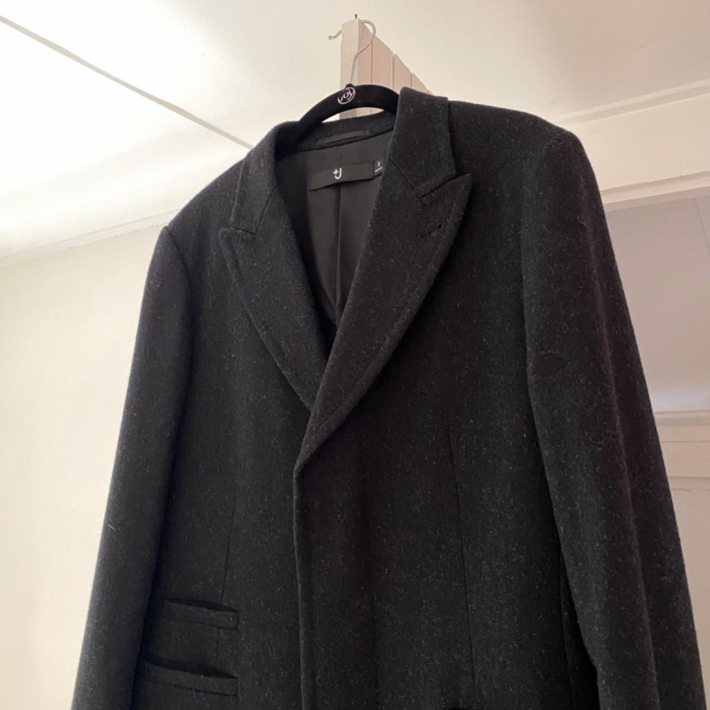 +J Jil Sander X Uniqlo Single Breasted Wool Coat Size S