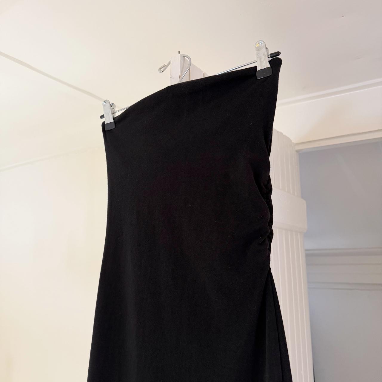 Moda International Vintage Y2K Strapless Bodycon Midi Dress Size XS