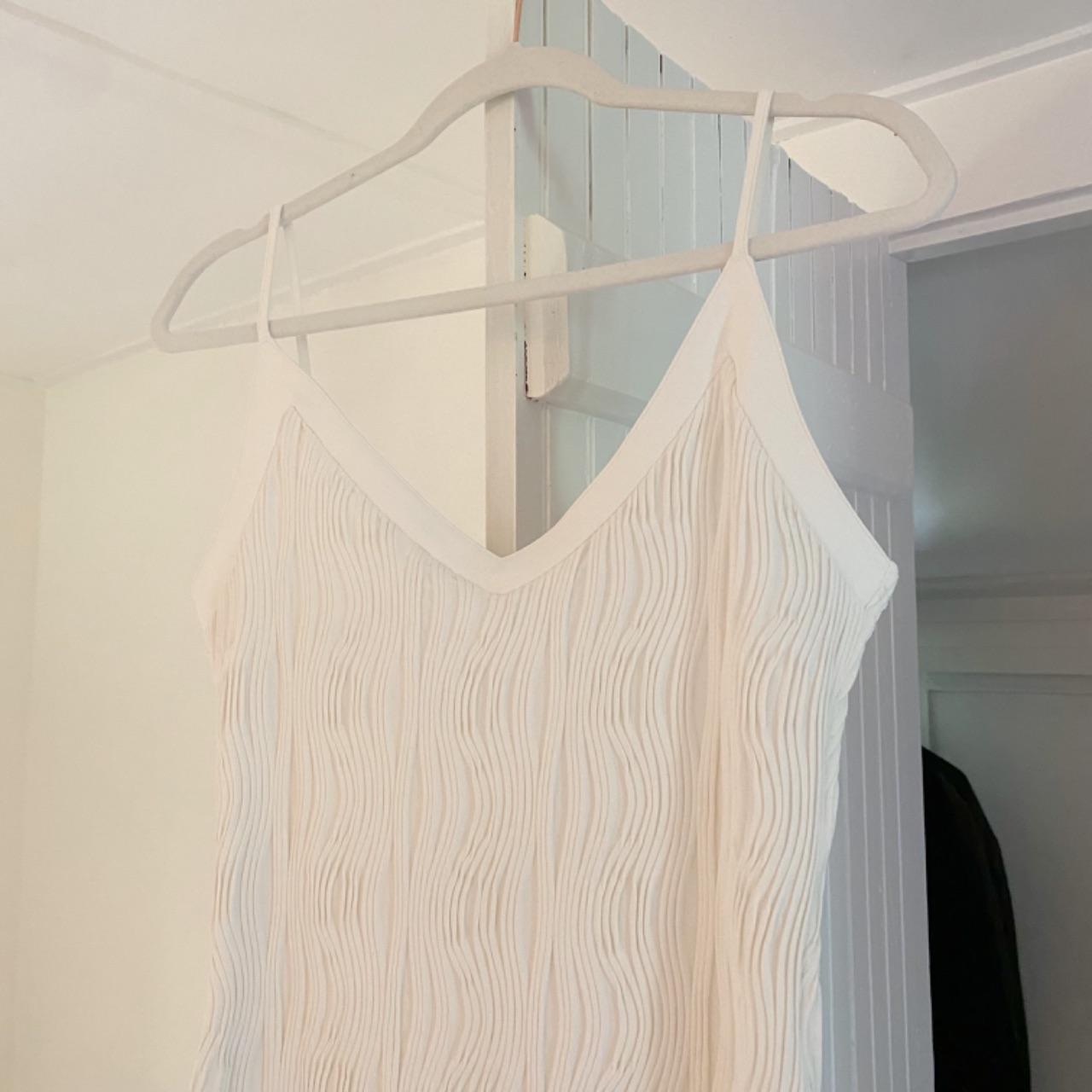 Rayure Paris Vintage Y2K Pleated Tank Top Size 5