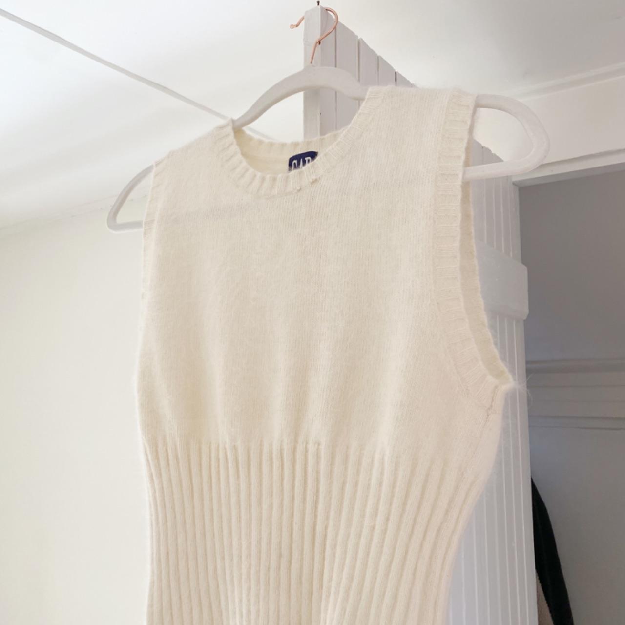 Gap Vintage 90s Angora Knit Sweater Vest Size M