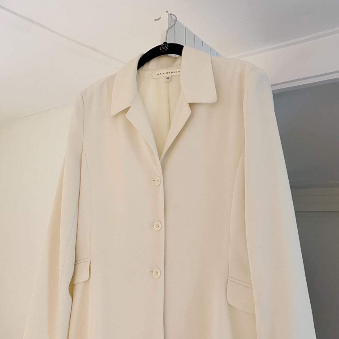 Max Studio Vintage 90s Longline Blazer Jacket Size 9/10