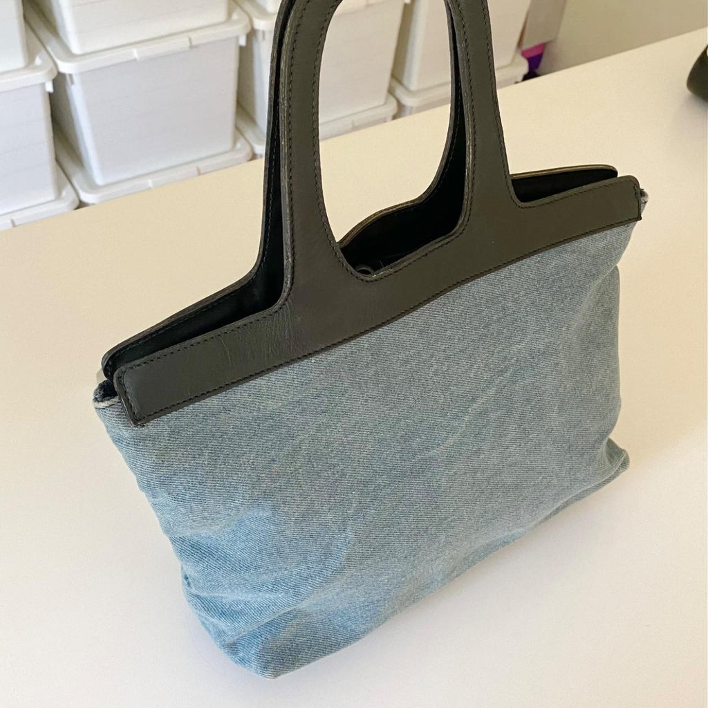 Saks Fifth Avenue Vintage Y2K Denim Handbag