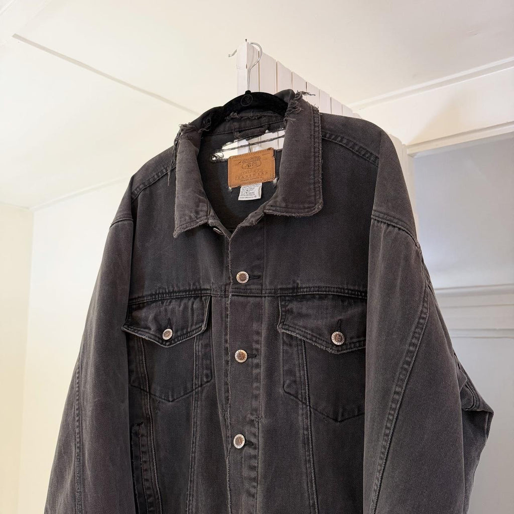Route 66 Vintage 90s Distressed Denim Jacket Size L
