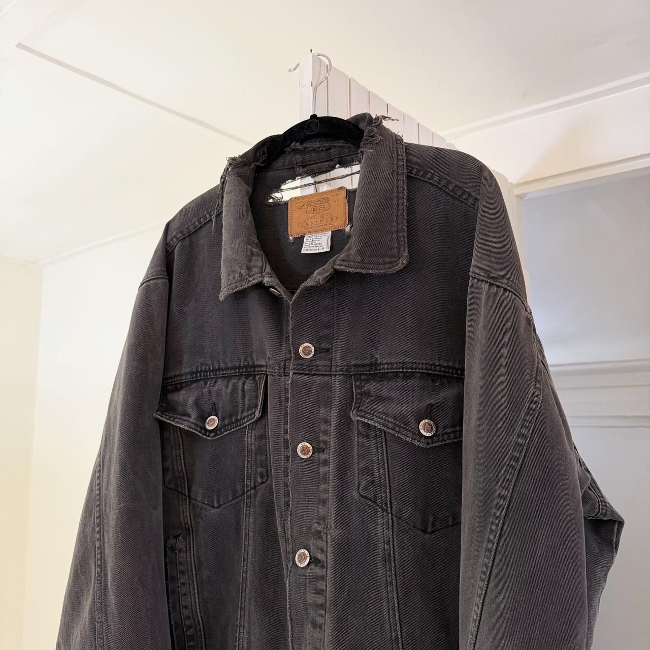 Route 66 Vintage 90s Distressed Denim Jacket Size L