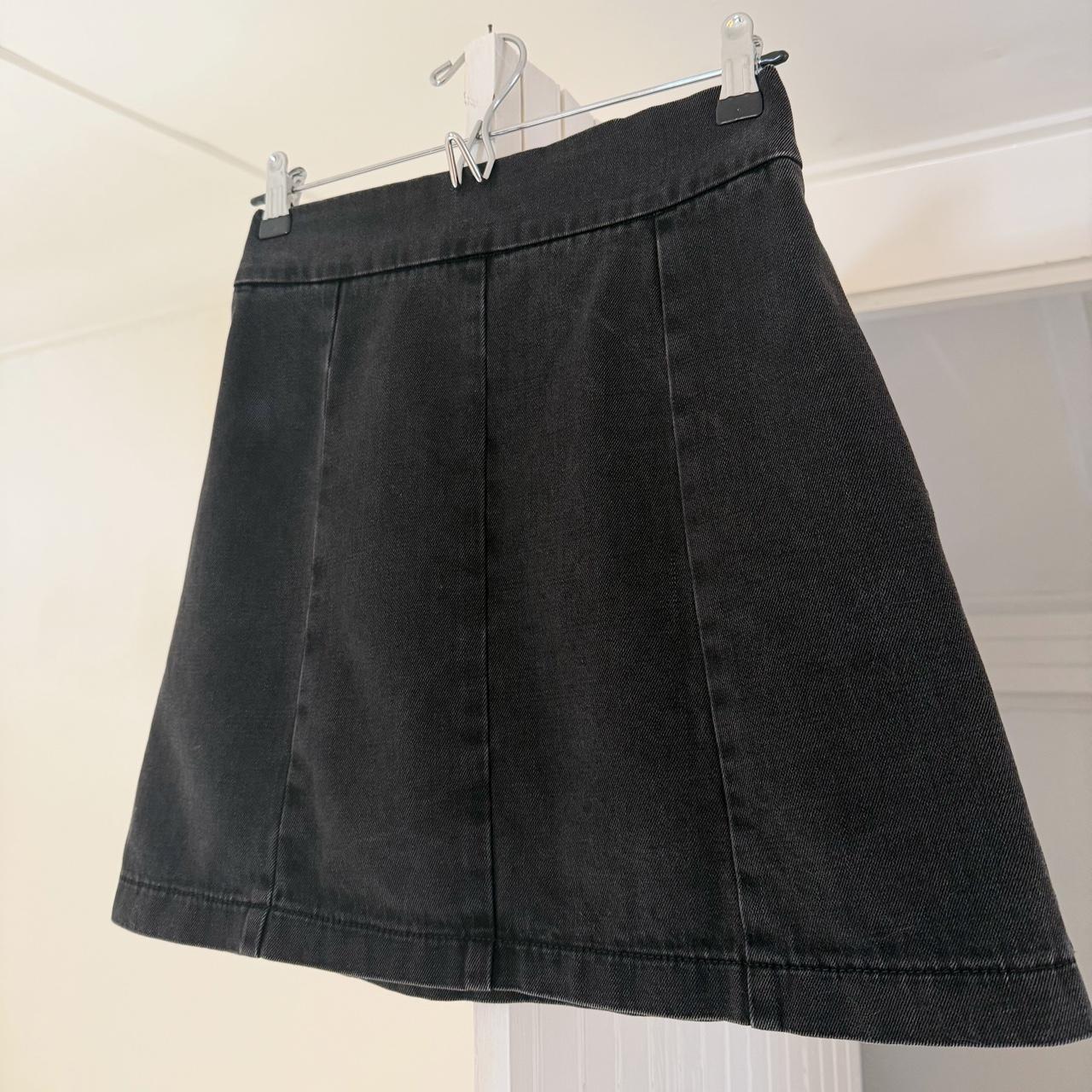Topshop Moto Denim Mini Skirt Size UK 8