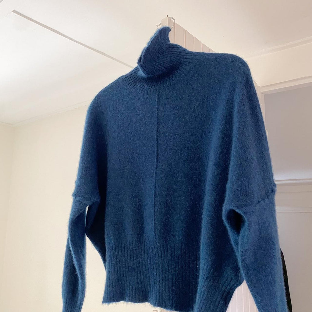 Crush Cashmere Knit Turtleneck Sweater Size 1