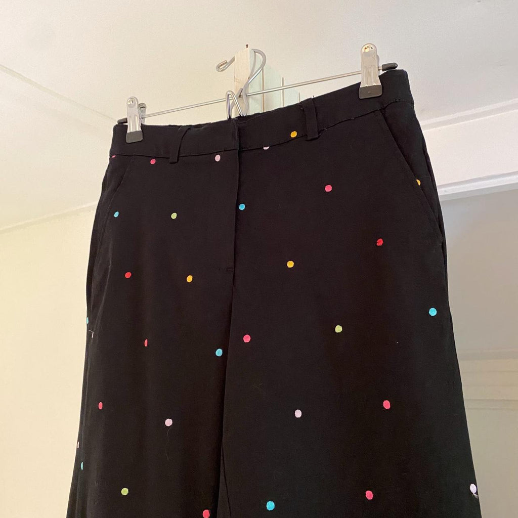 Briggs New York Rainbow Polka Dot Capri Pants Size 4P