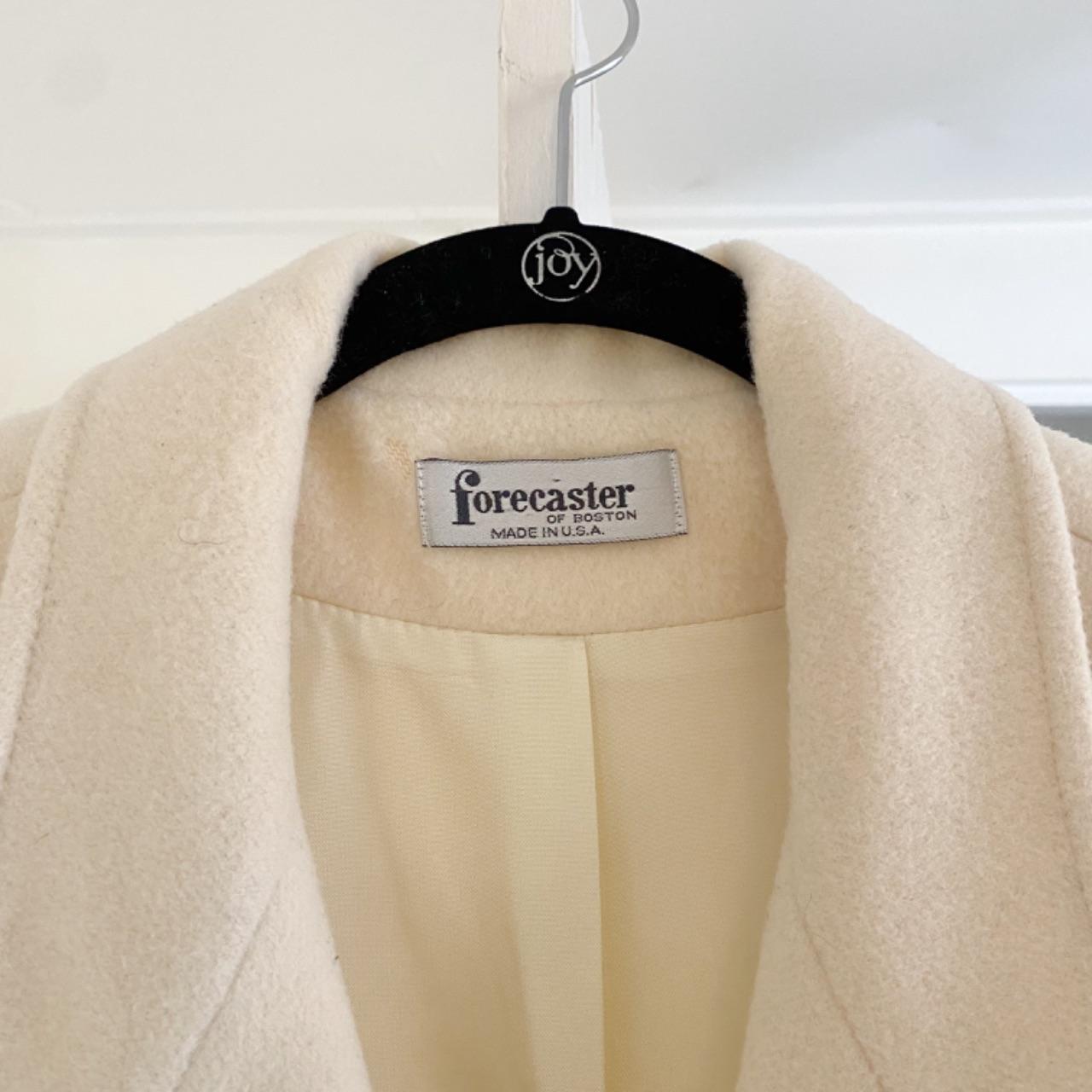 Forecaster of Boston Vintage 80s Wool Double Breasted Coat Size 13/14